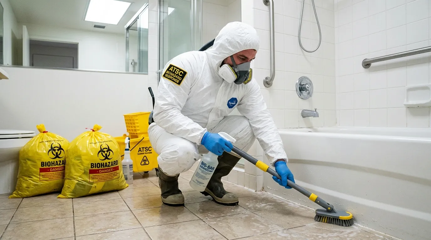 Decontamination equipment deployed for Blood Cleanup in Harvard